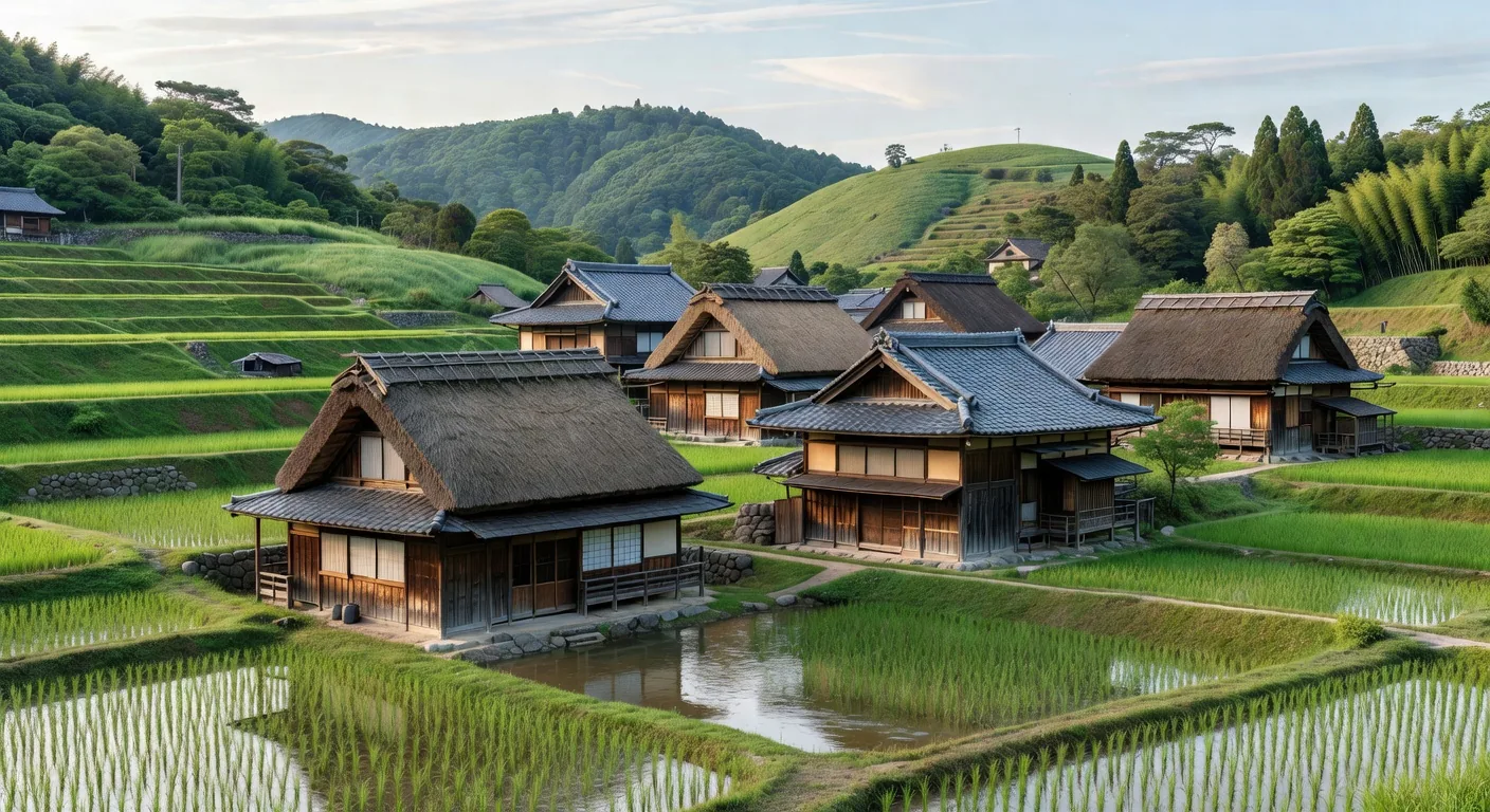 Rural Japan village
